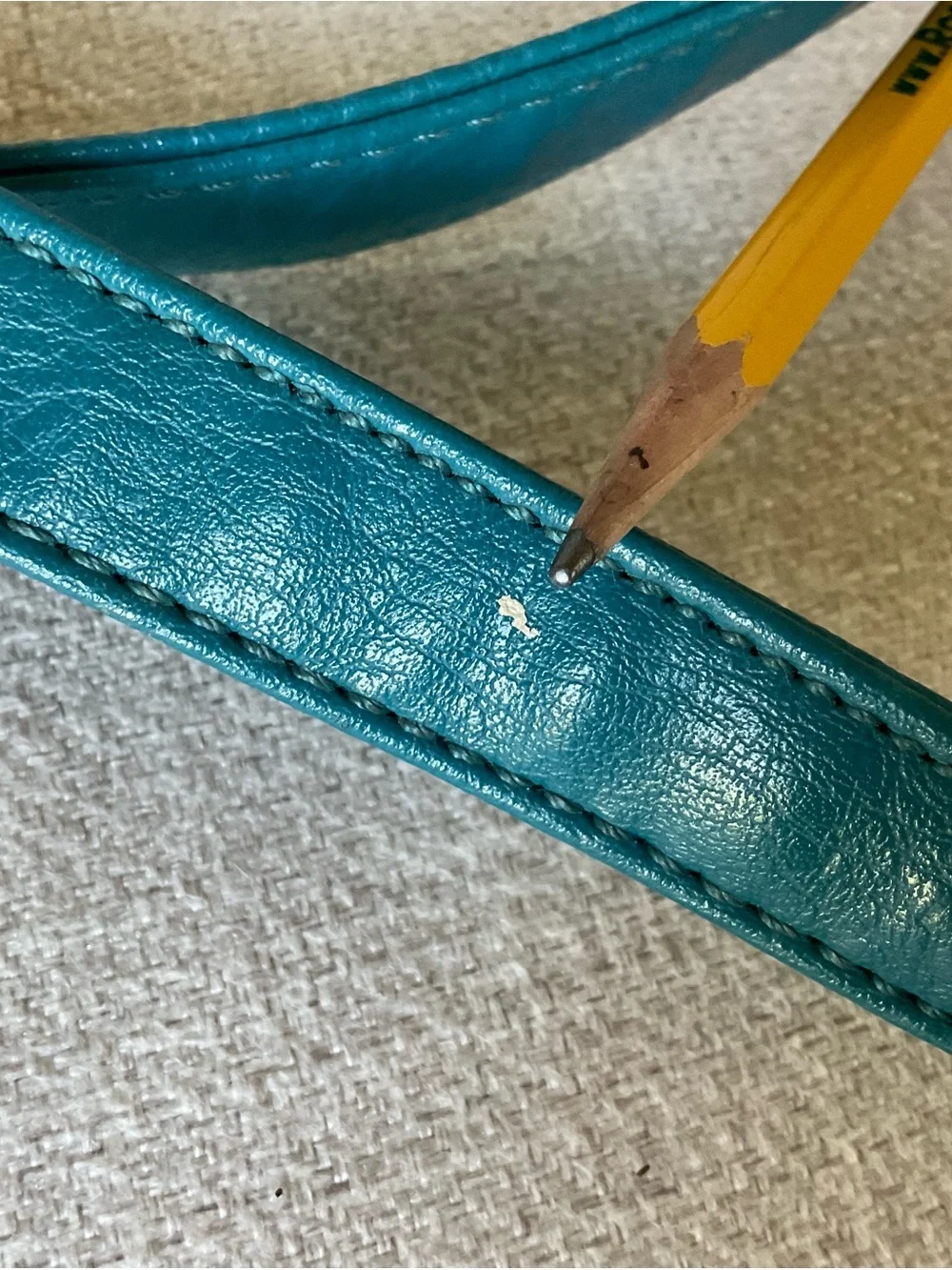 Matt & Nat Teal Vegan Leather Zip-Lid Bucket Crossbody Bag